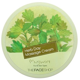 The Face Shop Herb Day Massage Cream - Mugwort (150ml)