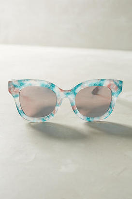 Anthropologie Marble Mirrored Sunglasses