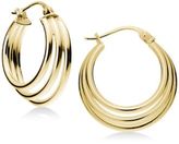 Thumbnail for your product : Giani Bernini Triple Hoop Earrings in 18k Gold-Plated Sterling Silver, Created for Macy's