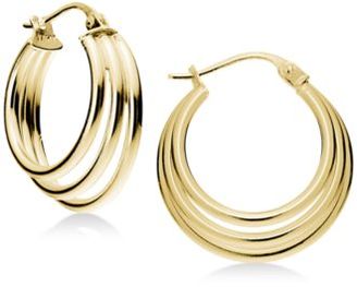 Giani Bernini Triple Hoop Earrings in 18k Gold-Plated Sterling Silver, Created for Macy's