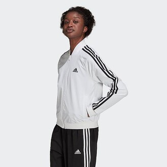 adidas Women's Essentials 3-Stripes Woven Track Jacket - ShopStyle