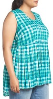 Thumbnail for your product : Melissa McCarthy Plus Size Women's Paperbag Pleat Empire Top
