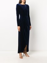 Thumbnail for your product : Giorgio Armani Velvet Look Evening Dress