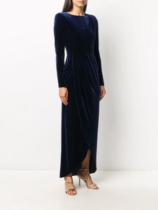Giorgio Armani Velvet Look Evening Dress