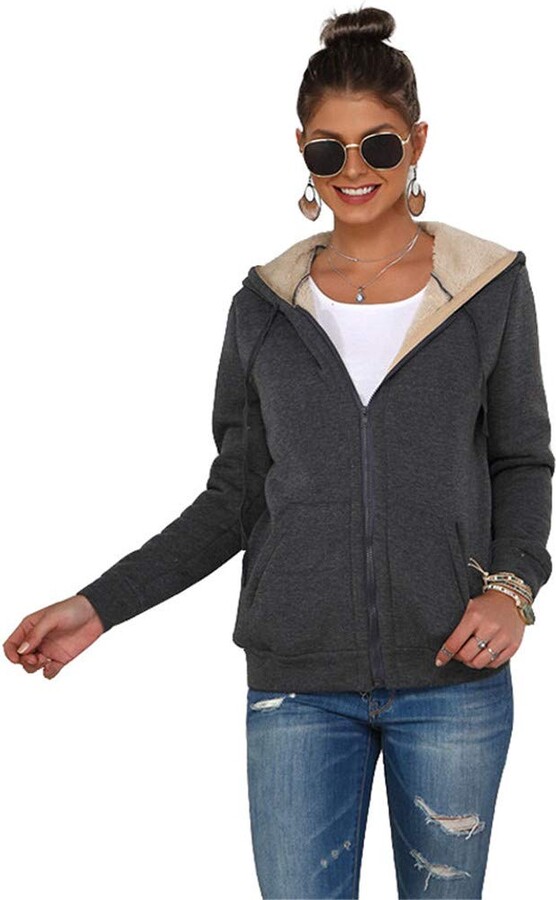 plus size fleece cardigans