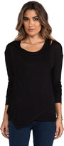 Thumbnail for your product : Heather Long Sleeve Cut Out Tee