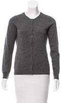 Thumbnail for your product : Neiman Marcus Cashmere Crew Neck Cardigan