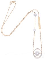 Thumbnail for your product : Maison Margiela Chain Necklace W/ Imitation Pearls