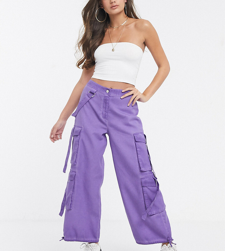 purple combat trousers