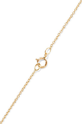Jennifer Meyer Letter 18-karat Gold Diamond Necklace - W