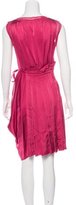 Thumbnail for your product : Nina Ricci Gauze-Trimmed Satin Dress