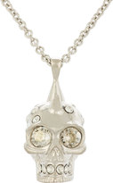 Thumbnail for your product : Alexander McQueen Silver Liberty Spike Punk Skull Pendant