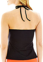 Thumbnail for your product : JCPenney a.n.a Fringe Halterkini Swim Top