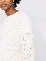 Thumbnail for your product : Philipp Plein Crystal-Embellished Knitted Jumper