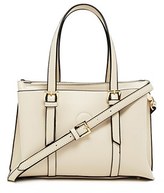 Thumbnail for your product : Forever 21 FOREVER 21+ Buckled Faux Leather Satchel