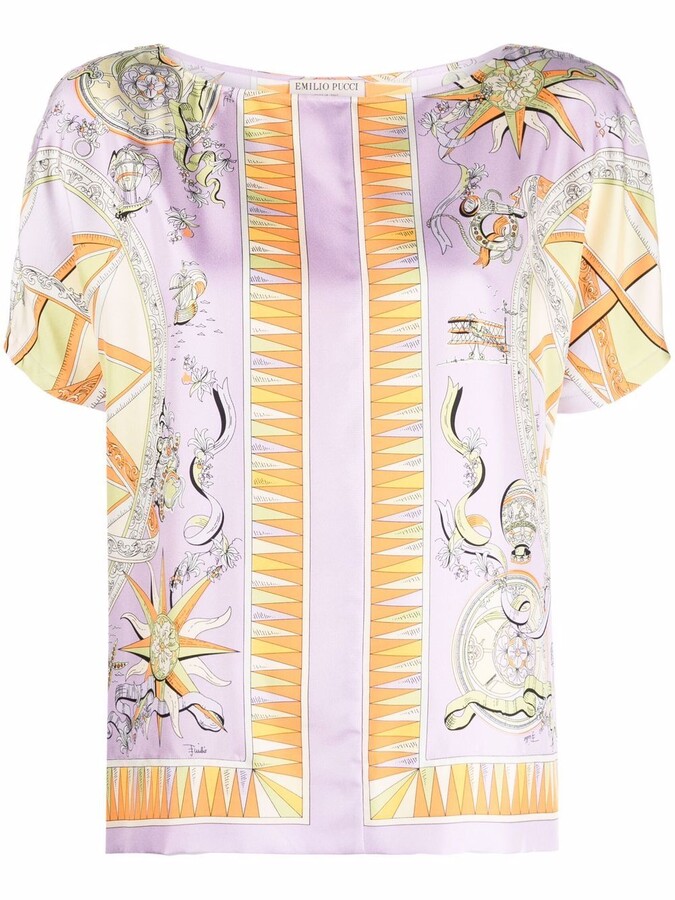 Emilio Pucci Silk Shirt | Shop the world's largest collection of 