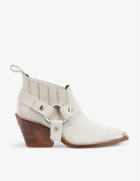 Thumbnail for your product : Zadig & Voltaire N'Dricks heeled suede ankle boots