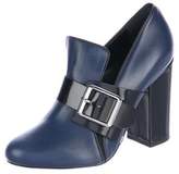 Thumbnail for your product : Chrissie Morris Leather Round-Toe Ankle Boots