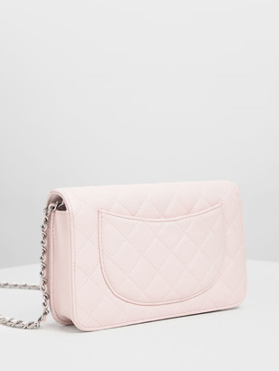 Charles & Keith Quilted Clutch
