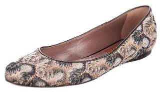 Missoni Embroidered Ballet Flats
