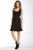 Thumbnail for your product : Three Dots Faux Leather Trim Dress
