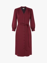 Thumbnail for your product : Hobbs London Ellie Shirt Dress, Wine