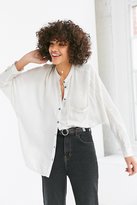 Thumbnail for your product : BDG Gridlock Band Collar Button-Down Shirt