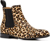 Thumbnail for your product : Scarosso Lexi zebra print chelsea boots