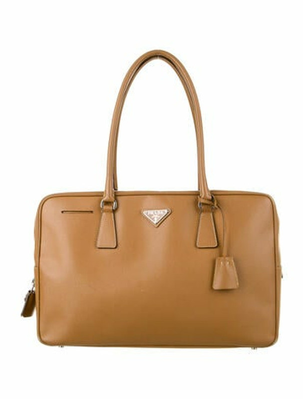 prada saffiano lux bauletto bag