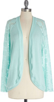 Thumbnail for your product : Lacy Day Off Cardigan in Aqua