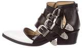 Thumbnail for your product : Toga Pulla Leather Buckle-Accented Booties