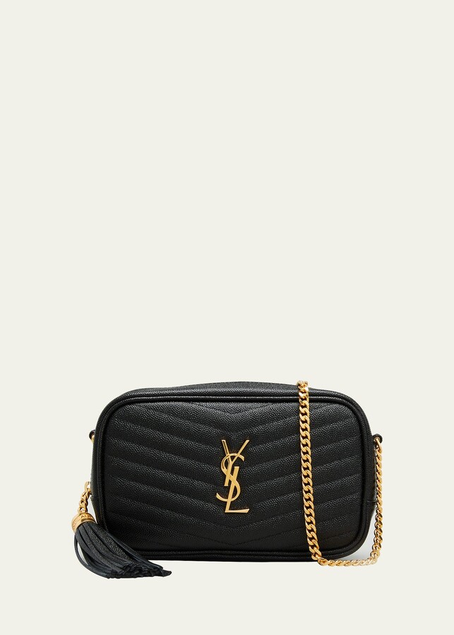Saint Laurent Lou Mini Grain de Poudre Camera Crossbody Bag ShopStyle