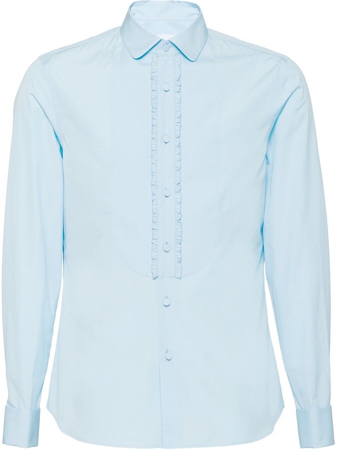 Prada Blue Men's Shirts | Shop the world's largest collection of 