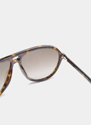 Gucci Tortoiseshell Aviator GG0119S Acetate Sunglasses in Brown