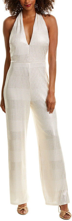 bebe halter jumpsuit