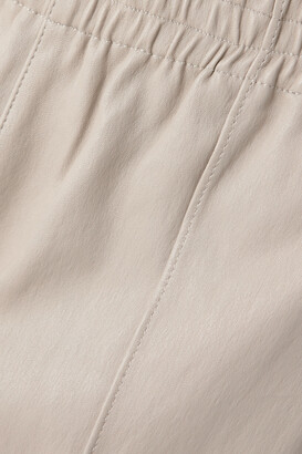 Sprwmn Paneled Leather Track Pants - Beige