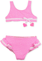 Thumbnail for your product : Florence Eiseman Heart Two-Piece Swimsuit, Pink