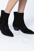 Thumbnail for your product : Zadig & Voltaire Tyler Suede Ankle Boots
