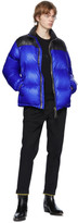 Thumbnail for your product : Moschino Blue and Black Down Logo Jacket