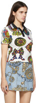 Thumbnail for your product : Versace Jeans Couture White Regalia Baroque Print Polo