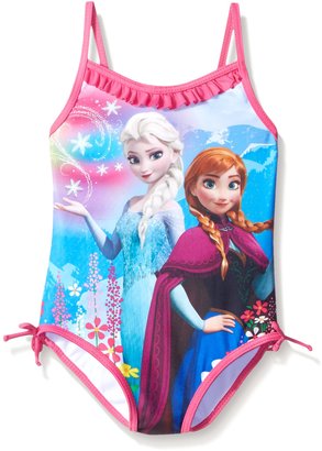 Disney Little Girls Frozen Sisters One Piece Swimsuit