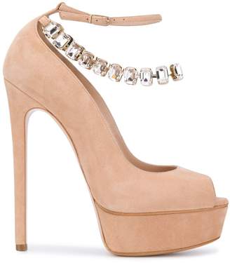 Casadei Crystal-embellished sandals