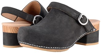 Dansko Marty (Black Milled Nubuck) Women's Shoes