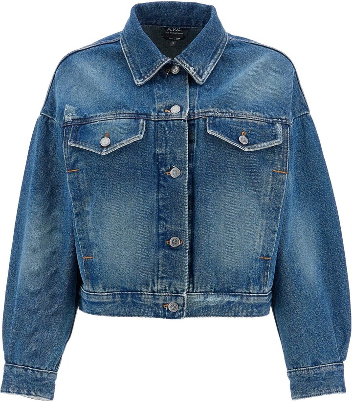 A.P.C. 'boxy Denim Jacket In C