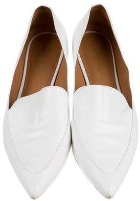 3.1 Phillip Lim Leather Pointed-Toe Loafers