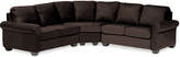 Thumbnail for your product : Asstd National Brand Asstd National Brand Leather Possibilities Roll-Arm 3-pc. Loveseat Sectional