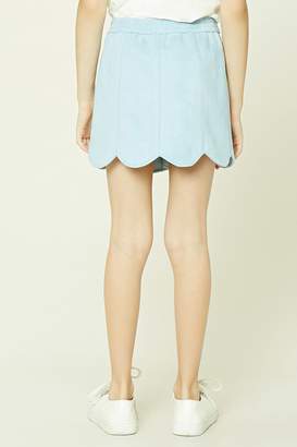 Forever 21 Girls Faux Suede Skirt (Kids)