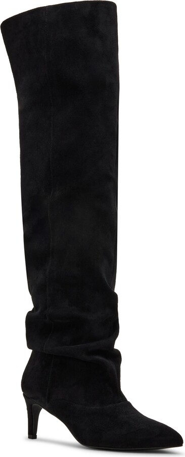 Madden Girl Womens Stassi Over The Knee Slouchy Stiletto Dress