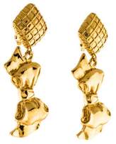 Thumbnail for your product : Chanel Bow Drop Earrings