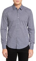 Thumbnail for your product : BOSS Men's Reid Slim Fit Diamond Print Sport Shirt